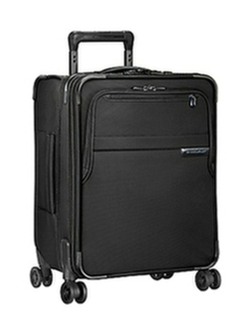 Briggs & Riley Baseline International Carry-On Expandable Wide Body Spinner Cabin Suitcase Black